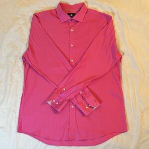 Psycho Bunny Vibrant Pink Dress Shirt